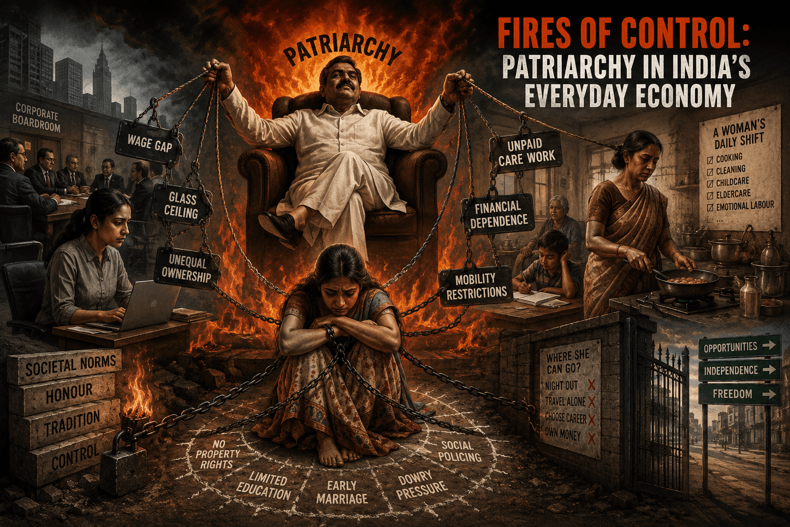 Fires of Control: Patriarchy in India’s Everyday Economy