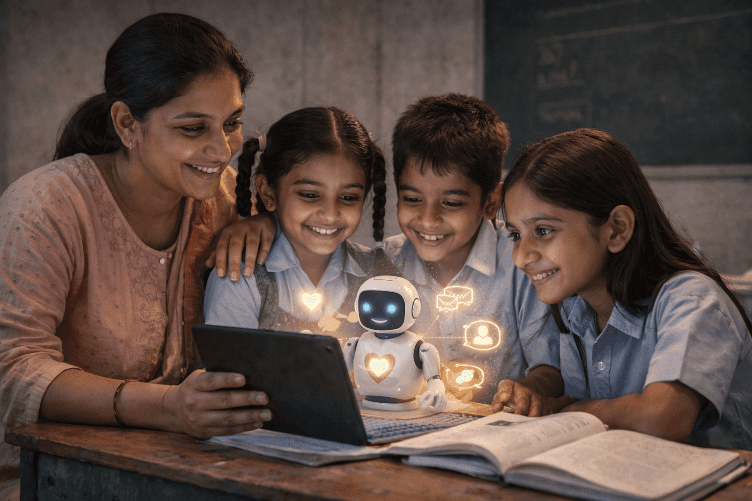 Nurturing underprivileged students with empathy: through Artificial Intelligence